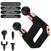 Double Head Massage Gun Electric Fascia Gun Deep Tissue Neck Body Back Muscle Massager For Fitness Relaxation Health Care
